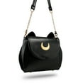 thumbnail image 4 of Women Shoulder Bag Moon Female Lady Handbag Kitty Cat Ears Faux Leather Purse, 4 of 6