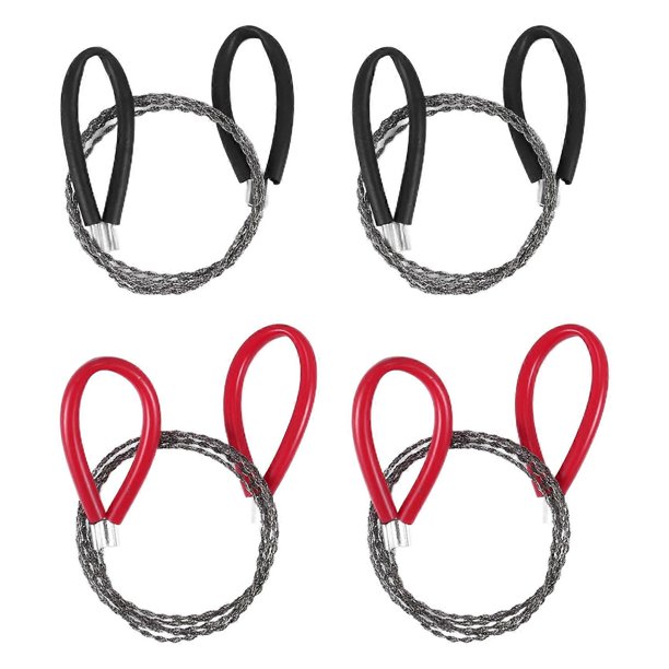 Pipe Cutters 4 Pcs Stainless Steel Cable Saw, Metal Wire Saw Hand Pocket String Rope Saw PVC Pipe Cu
