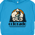 thumbnail image 3 of Inktastic Colorado Mountain Biking Toddler Hoodie, 3 of 4