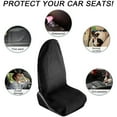 thumbnail image 5 of Car Seat Covers Waterproof Auto Seat Cover Car Front Seat Covers Universal Car Washable Non-Slip Seat Protectors Sweatproof Towel Seat Covers for Swimming, Running, Workouts, 1 Pc Black, Topboutique, 5 of 8