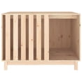 thumbnail image 5 of vidaXL Dog House Natural Wood Solid Pine Wood Medium Durable Dog House, 5 of 7