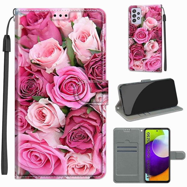 Bonita funda de libro pintada ultradelgada para Samsung Galaxy S22 S21 Ultra S20 FE S10 Plus S8 Cat Panda Man Lady Protect Phone Capa D08G qiuyongming unisex