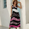 thumbnail image 2 of Animal Print Patterns Sleeveless Dress Female Clothing Dress Women Summer 2025 Dress, 2 of 7
