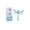 Sky Blue, variant on Bubble Wand Heart Shaped Bubble Maker with Wing Design for Outdoor and Indoor Bubble Blowing Activities for Adultss and Parties