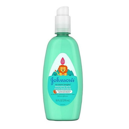 Johnson's No More Tangles Toddler & Kids Hair Detangling Spray to Unlock Knots in Hair - 10 fl oz