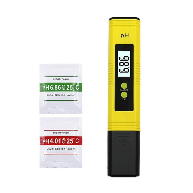 High Accuracy 0.01 LCD Digital PH Meter Tester For Water Food Aquarium Pool Hydroponics Pocket Size PH Tester Large LCD Display