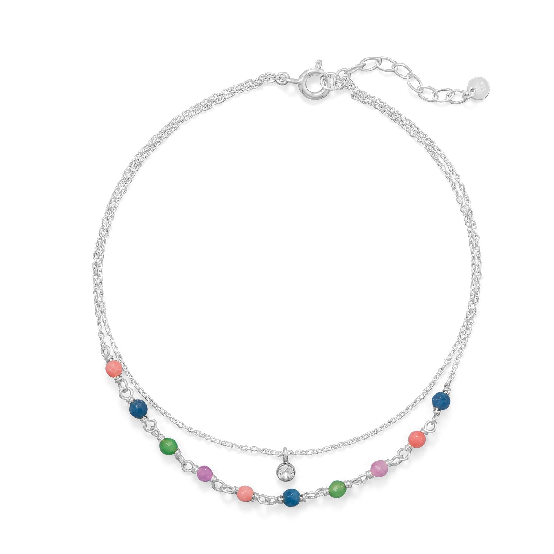 Glow In The Dark Star Anklet - Luminous Blue Star Foot Chain Bracelet For Beach & Summer