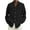 Black, variant on EOYWHK Light Sweater Men Casual Whole Colored Fashion Turn-down Collar Button Long Sleeve Shirt Blouse Winter Autumn