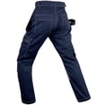 thumbnail image 5 of Notus Men's Work Utility & Safety Pants Reinforced Cordura Knee Tactical Pants Utility Tools Holster Pockets workwear pants Navy 36-30, 5 of 8