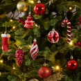 thumbnail image 3 of Adorno Colgante Sattiyrch 76 piezas Bolas Navideñas Rojas Irrompibles, 3 of 3