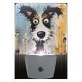 thumbnail image 3 of Abstract Cute Dog Night Light LED Dusk to Dawn Auto Sensor Night Lamp Plug-in Nightlight for Bedroom Hallway Kitchen 2 PCs, 3 of 7