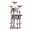 Gray+Particle Board, variant on NovaDrive 71 Inch Large Cat Tree with 2 Private Condos, 3 Perches, Hanging Hammock, Natural Sisal Scratching Posts, Plush Platforms, Stable for Multi-Cat Families