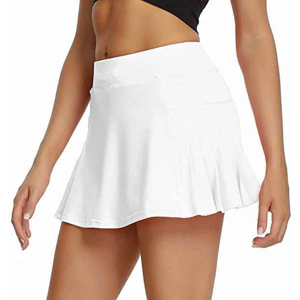 Women Tennis Skirts,Athletic Skorts,Lightweight Quick Dry Breathable  Stretchy Short Skirt,Running Tennis Golf Workout Skirt Built In Shorts -  Walmart.com