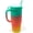 Aurora, variant on 32oz Silicone Humbler W/ Lid & Straw, Classic White