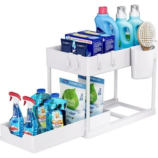 WAKISA Clear Bathroom Organizers 3 Tier, Pull Out Organizer and Storage  with 2 Cups, Slide Out Drawer Storage Container with 6 Dividers,  Multi-Purpose Bathroom Organizer, Kitchen Under Sink Organizer - Yahoo  Shopping