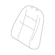 Genuine OE Volvo Seat Back Cover - 39808546