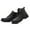 Black, variant on Tanleewa Leather Steel Toe Shoes for Men Waterproof Work Boots Shoe Size 5