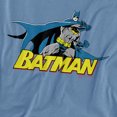 thumbnail image 2 of Batman 8 Bit Cape Women's T Shirt, Carolina Blue, Medium, 2 of 6