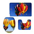 thumbnail image 1 of Juego de alfombras de baño ABPHQTO 3 piezas Impresión de globos de aire, 1 of 2