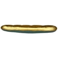 thumbnail image 2 of Pemberly Row 22-inch Wide Aluminum Cactus Ribbed Boat Plate in Gold and Green, 2 of 7