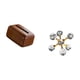 thumbnail image 5 of Organizador rectangular multifuncional para servilletas y figura de esfera de burbujas, adorno de mesa, escultura decorativa moderna para cocina, coch, 5 of 8