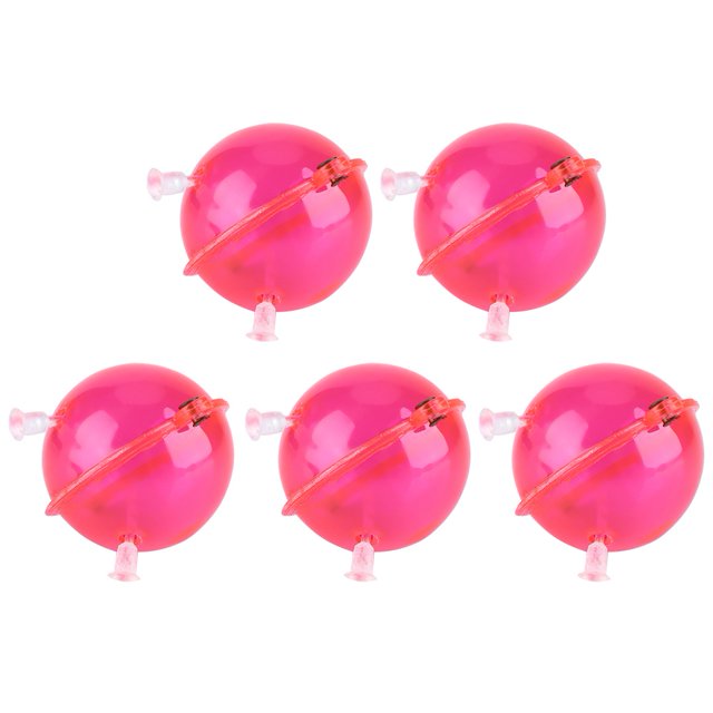 5 uds ABS Bola de flotabilidad flotador de pesca indicador de huelga accesorio de aparejos de pesca rojo 32mm