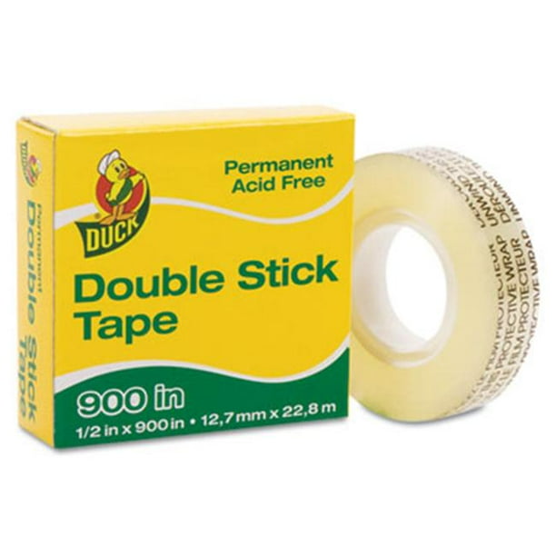 Henkel 1081698 Permanent Double-Stick Tape 1/2&amp;apos;&amp;apos; x 900&amp;apos;&amp;apos; 1&amp;apos;&amp;apos; Noyau Clair