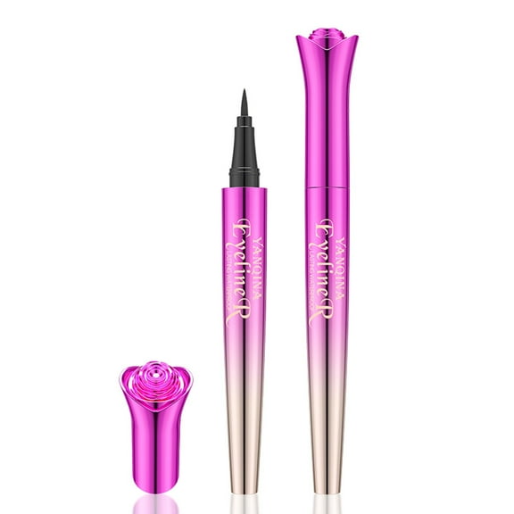 Dengmore Rose Purple Tube Liquid Eyeliner Pen Waterproof And Not Sm-udge Eyeliner