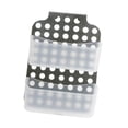 thumbnail image 2 of Contenedores de almacenamiento ajustables, organizador de ducha colgante, estantes de almacenamiento inoxidables, estante de almacenamiento para baño, Negro sin agujero, 2 of 8