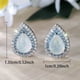 thumbnail image 4 of Elegante Pendientes de la gota con el ópalo blanco único ligero de la joyería del oído para las mujeres, 4 of 8