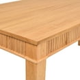 thumbnail image 5 of Dumont Modern Farmhouse 1-Drawer Fluted Home Office Writing Desk Natural Blonde, 5 of 9