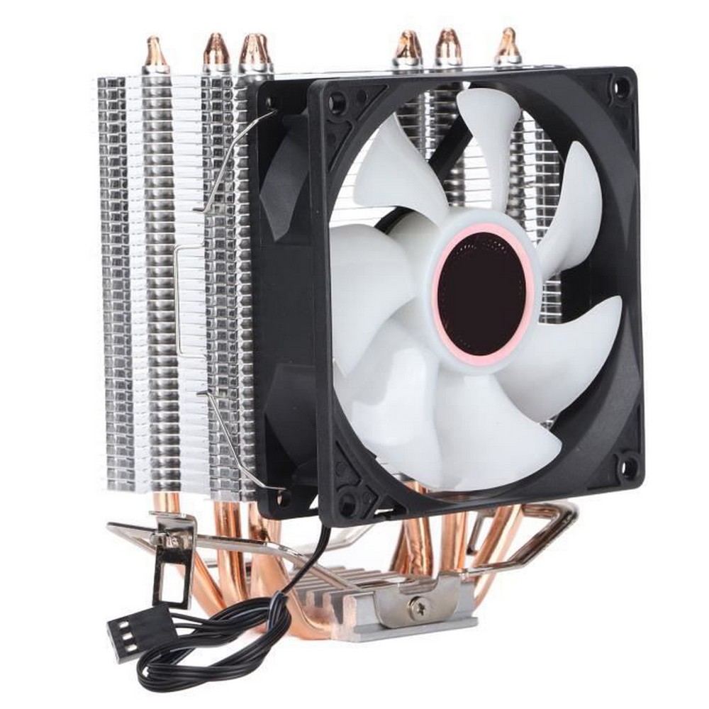Desktop Computer Fan Cpu Fan 4 Tubes 90Mm 3Pin Cpu Cooling Fan With
