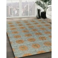 thumbnail image 3 of Ahgly Company Machine Washable Indoor Rectangle Abstract Brown Area Rugs, 8' x 12', 3 of 7