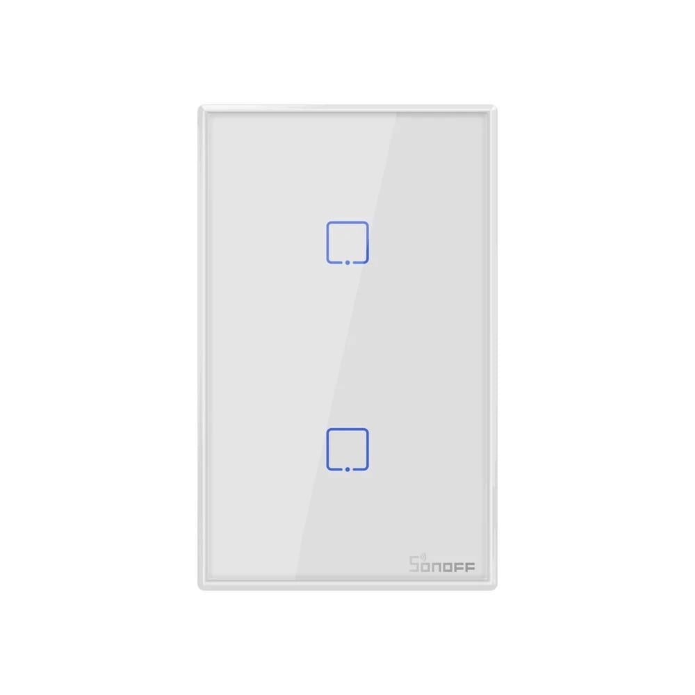 Interruptor De Pared Wifi Sonoff De 2 Canales  + Rf