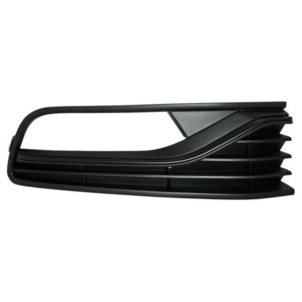 Parrilla Polo 2015 A 2019 Volkswagen Der P/Faro Niebla Filo Negro C/Mold Genérica .
