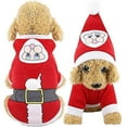 thumbnail image 1 of Christmas Pet Clothes Hoodies Cat Dog Warm Apparel, 1 of 2