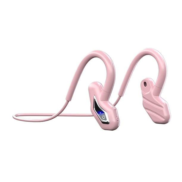 Auriculares de conducción ósea Baoblaze Sonido estéreo de alta a prueba de Rosa