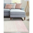 thumbnail image 3 of Rugs.com Moroccan Trellis Collection Rug – 5' x 8' Ivory And Pink Medium Rug Perfect For Bedrooms, Dining Rooms, Living Rooms, 3 of 9