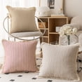 thumbnail image 4 of Throw Pillow Covers 18x18 Inch, Black Decorative Square Pillowcases, Farmhouse Holiday Cushion Covers for Couch Sofa Living Room Bedroom Outdoor Home Decor, 4 of 7