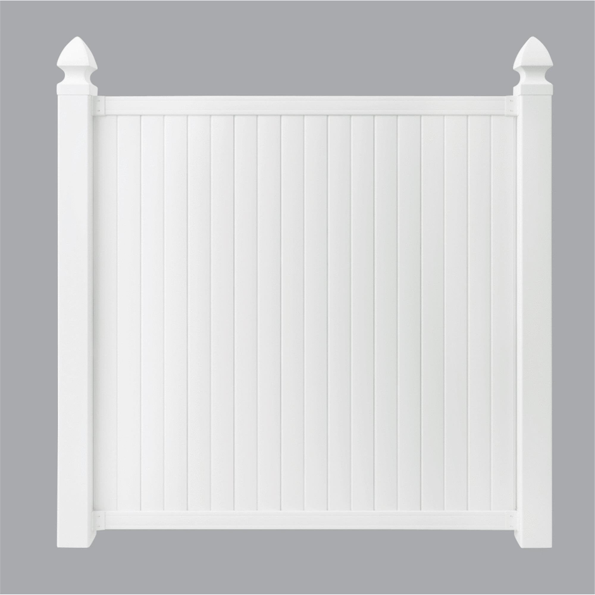 Outdoor Essentials Privacy Vinyl Fence by UFPI LBR & Treated