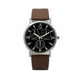 thumbnail image 2 of Reloj de cuarzo para hombre, relojes para hombre, relojes de tres esferas, reloj de cuarzo para hombre, reloj con correa de cristal azul, reloj para hombre, 2 of 5