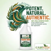 GS Plant Foods Organic Kelp Fertilizer Boost - Seaweed Extract, Plant-Based, OMRI Certified, Concentrated, Easy to Mix, Natural and Organic Solution for Gardens, Lawns, and Soil, 1 Quart, Liquid.