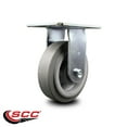 thumbnail image 2 of 6 Inch Heavy Duty Thermoplastic Rubber Rigid Caster with Roller Bearing SCC, 2 of 2