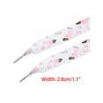 thumbnail image 2 of INSPIRE CHIC Fantasy Snow Gauze Transparent Shoelaces Tie Shoes Printing Shoelace 1 Pair Blue 150cm/59.1'', 2 of 4