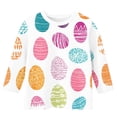 thumbnail image 6 of PWPSG Kids Easter Shirts 2026 Cute Rabbit Bunny Print Pullovers 3/4 Sleeve Crewneck Blouses Lightweight Summer Casual Shirts Funny Egg Graphic Tees for Girl Hot Pink 5-6 Years, 6 of 6