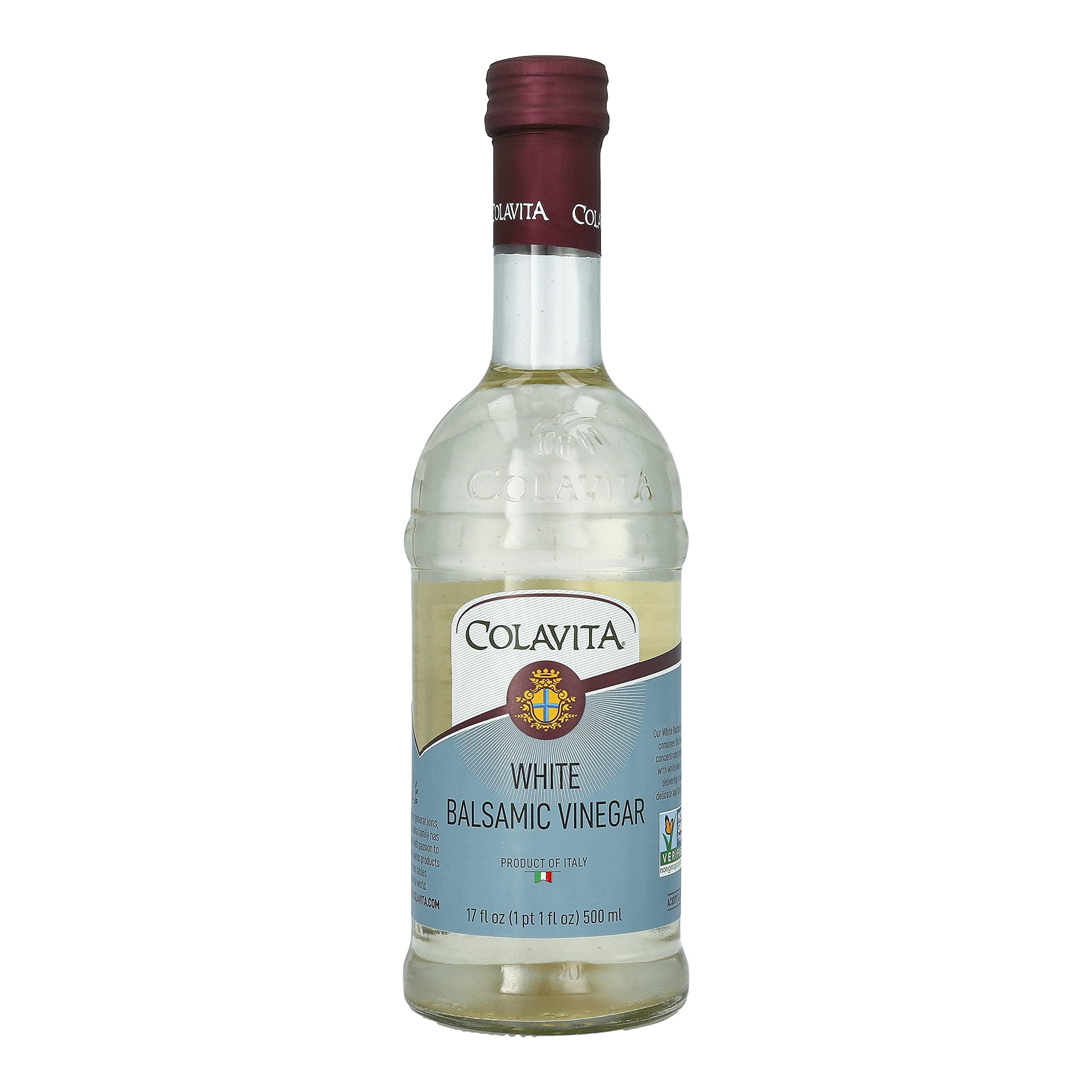 Colavita White Balsamic Vinegar, 17 Fl Oz (Pack of 6)