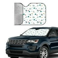 thumbnail image 4 of Bingfone Cartoon House Car Car Windshield Sun Shade Protector Keep Your Vehicle Cool Sun Shield Visor Cover Foldable for Car Truck SUV-Small, 4 of 8