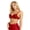Red, variant on Woman's Sparkle Sequins Beaded Padded Bra Top Bralette Rave Party Belly Dance Crop Top Blue 34/75