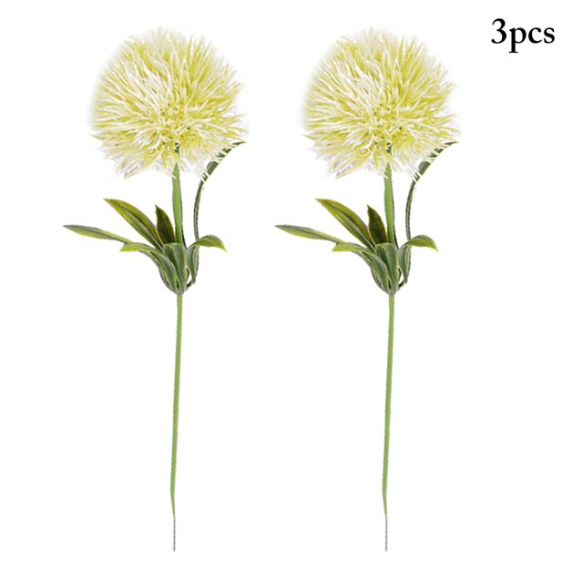 Coofit Artificial Dandelion Realistic Decorative Artificial Flower Fake Flower for Vase