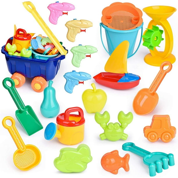 20 PCs Beach Toys for Kids Set;Summer Fun Sand Toys and Sandbox Toys F